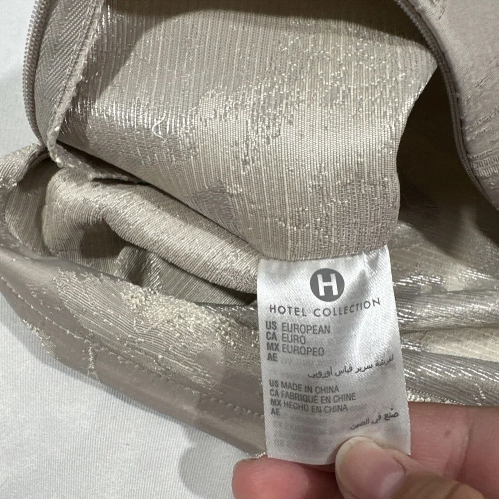 NEW $135 [ 1 Euro Sham‎ ] for Hotel Collection Brushwork